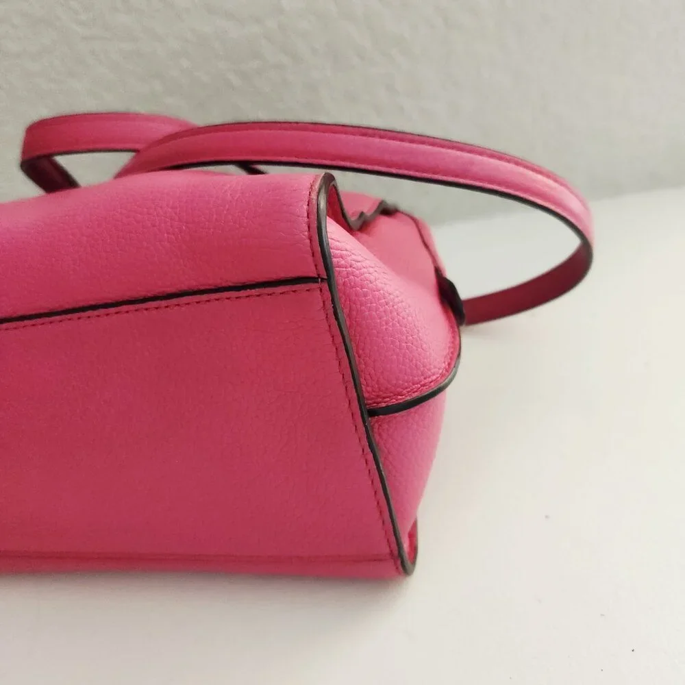 Euc Coach Mini Nolita Pink Shoulder Bag Crossbody Satchel Purse